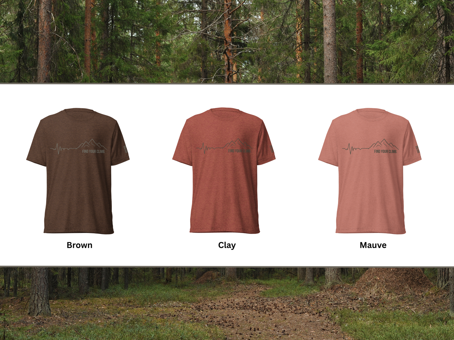 Mountain Heartbeat Tri-Blend Graphic Tee