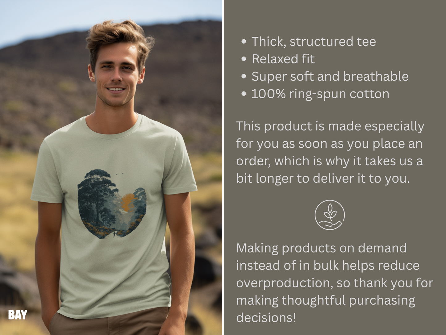 Into the Bush Thick Super Soft Tee