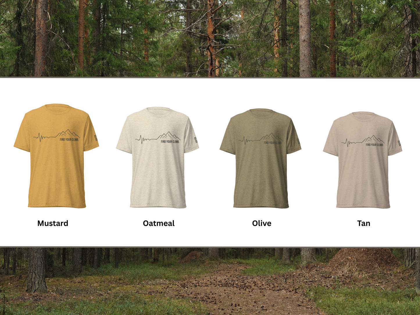 Mountain Heartbeat Tri-Blend Graphic Tee