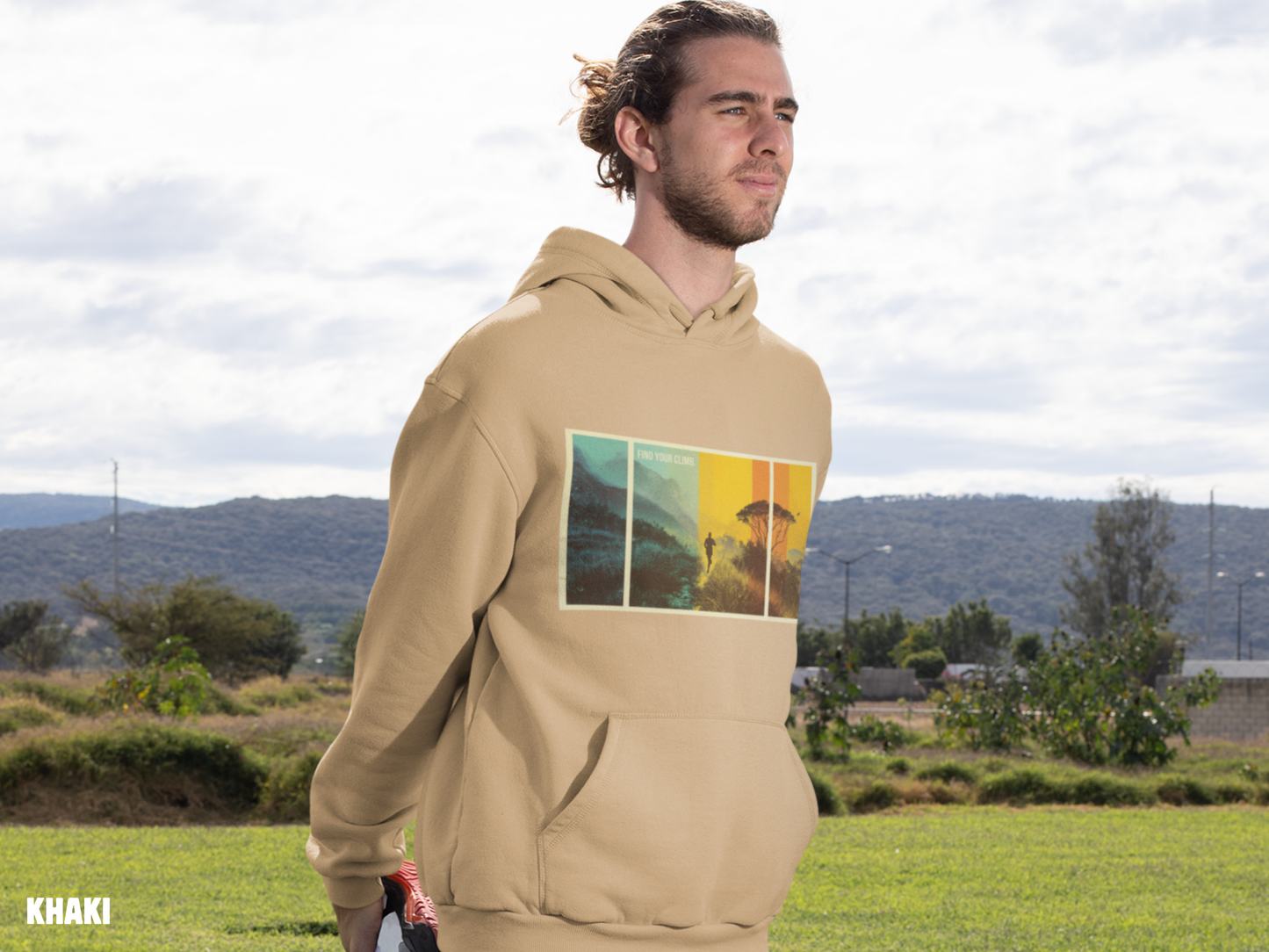 3 Panel Retro Vibe Hoodie