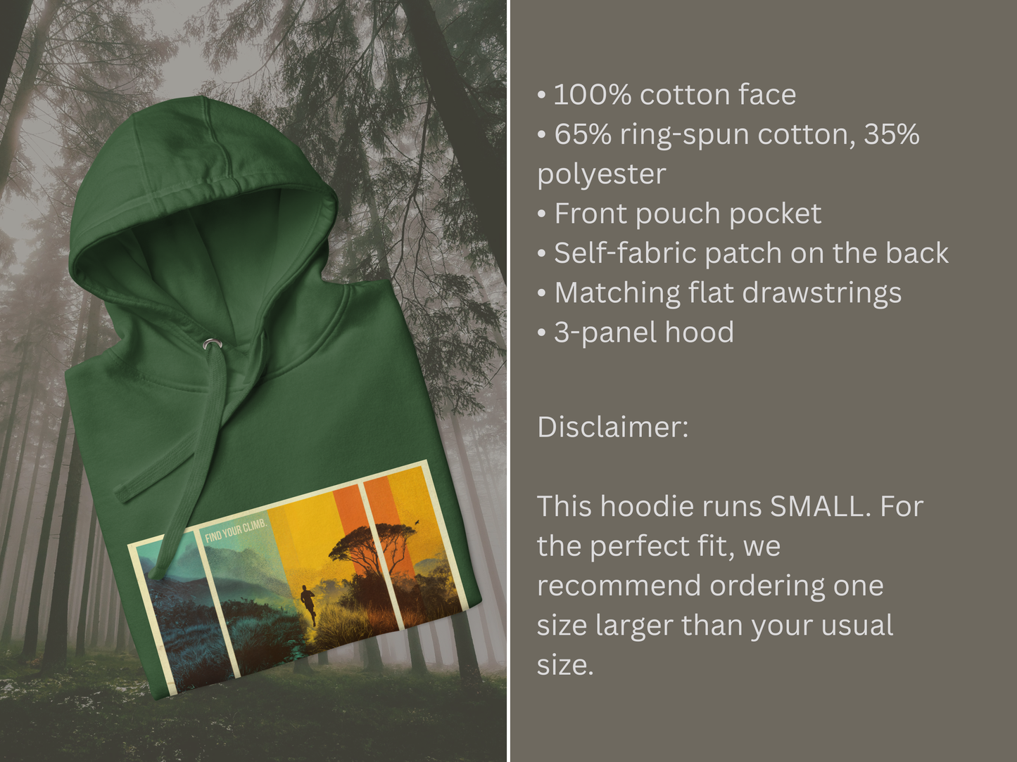 3 Panel Retro Vibe Hoodie