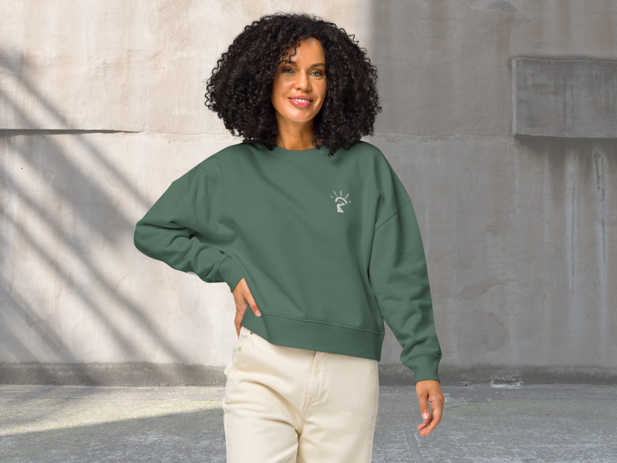 Love the Trail Embroidered Organic Sweatshirt