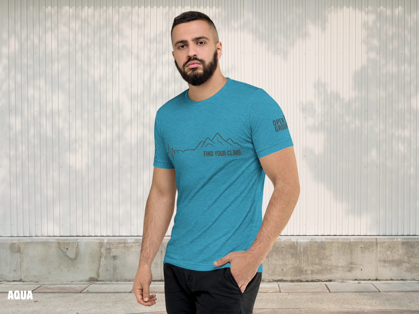 Mountain Heartbeat Tri-Blend Graphic Tee