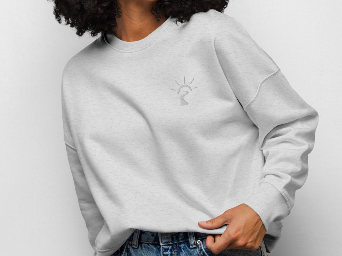 Love the Trail Embroidered Organic Sweatshirt