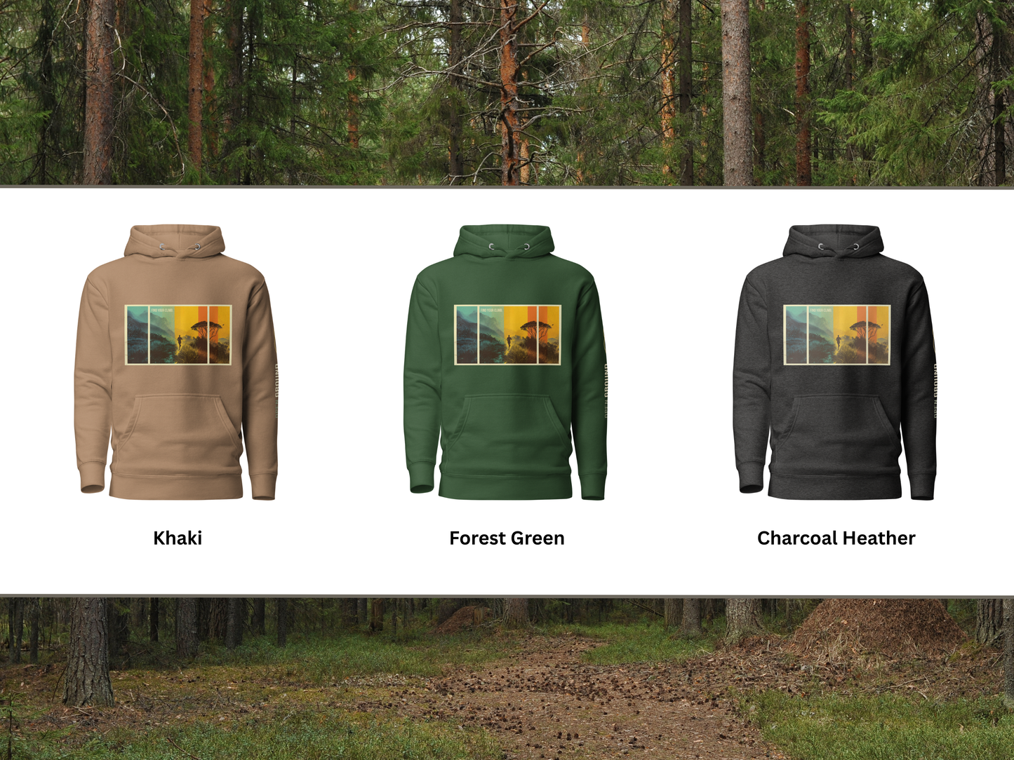 3 Panel Retro Vibe Hoodie