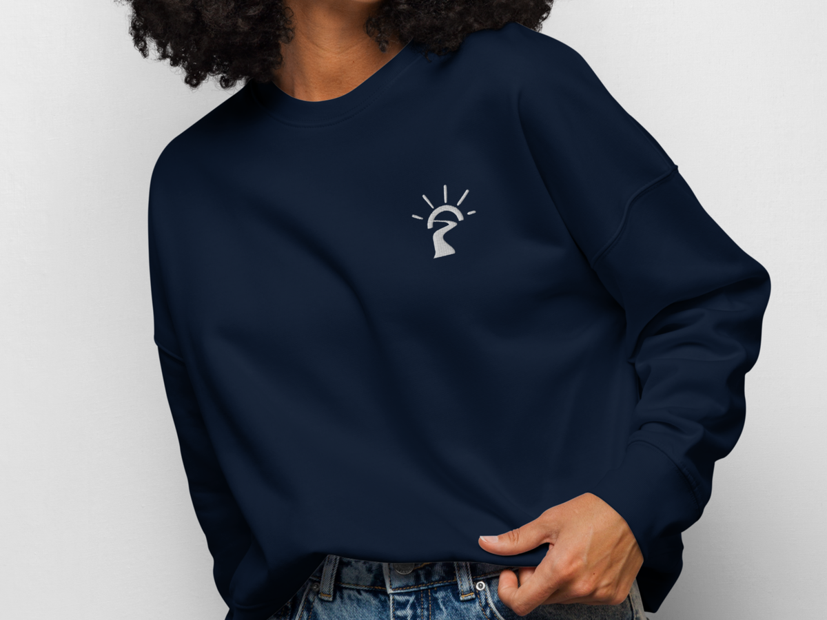 Love the Trail Embroidered Organic Sweatshirt