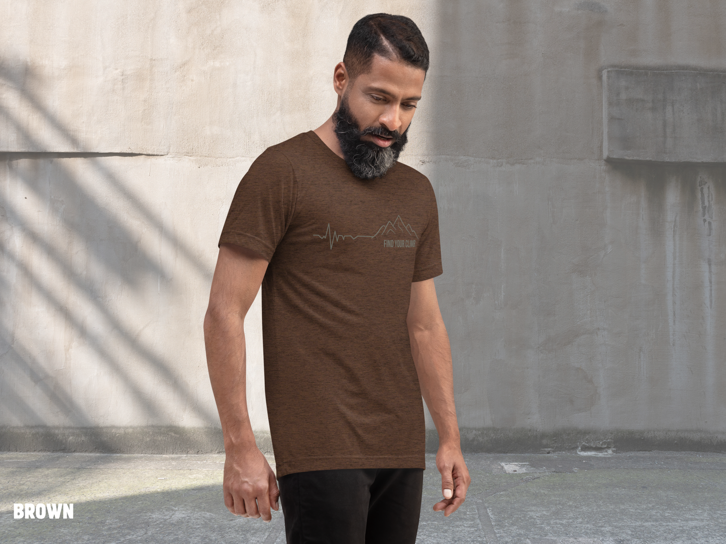 Mountain Heartbeat Tri-Blend Graphic Tee