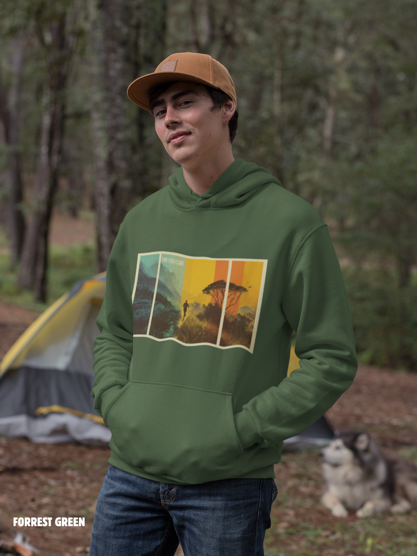 3 Panel Retro Vibe Hoodie