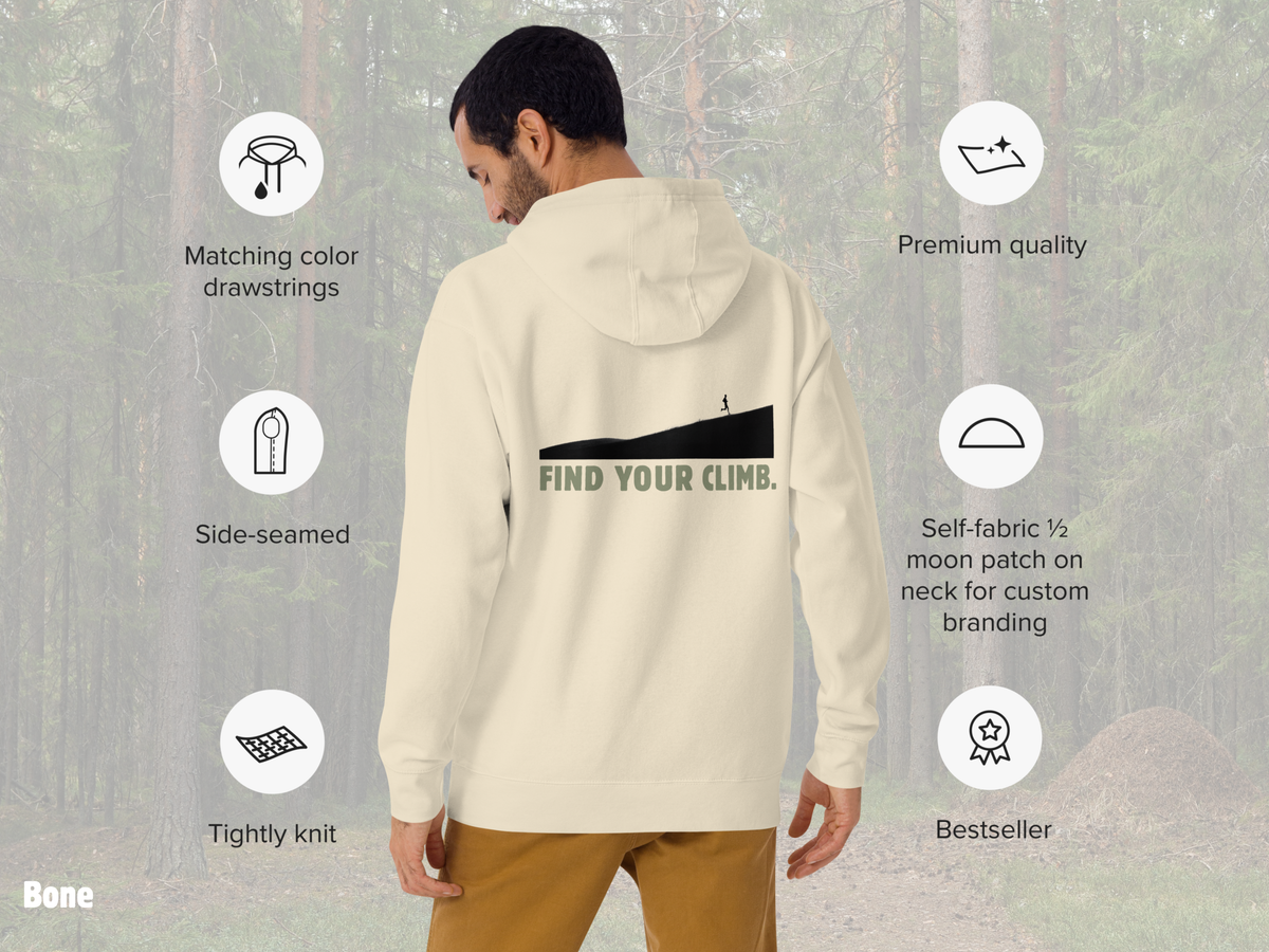 Uphill Climb Back Hoodie