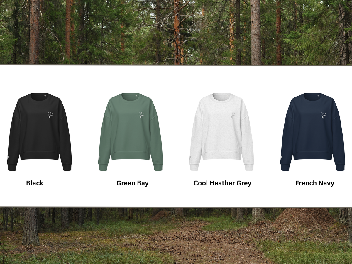 Love the Trail Embroidered Organic Sweatshirt