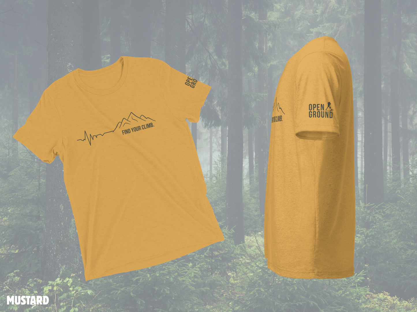 Mountain Heartbeat Tri-Blend Graphic Tee