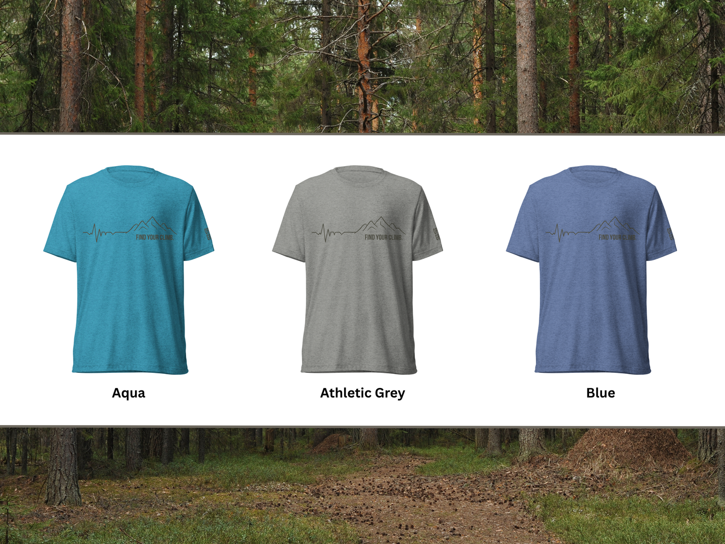Mountain Heartbeat Tri-Blend Graphic Tee