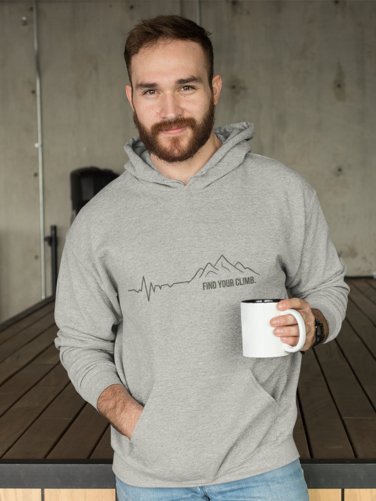 Heartbeat Mountain Hoodie