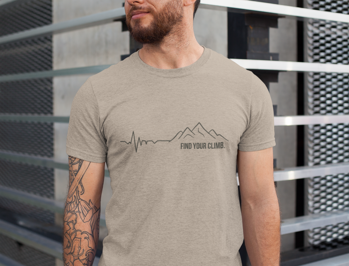 Mountain Heartbeat Tri-Blend Graphic Tee