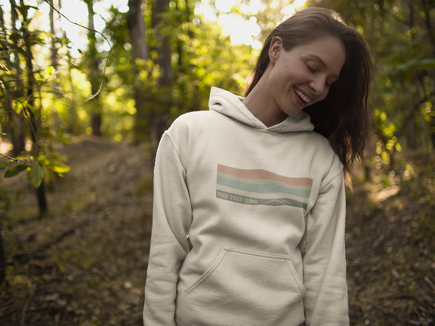 Find Your Climb Rainbow Hoodie